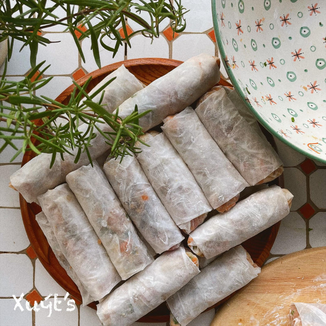 Thêm chút bột năng này, chả giò chiên giòn, vàng ruộm, thơm ngon, bắt mắt - 6