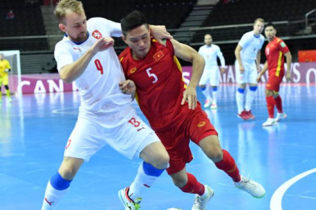 Kết quả bóng đá Việt Nam - CH Séc: Chiến công chấn động, hiên ngang lấy vé vòng 1/8 Futsal World Cup