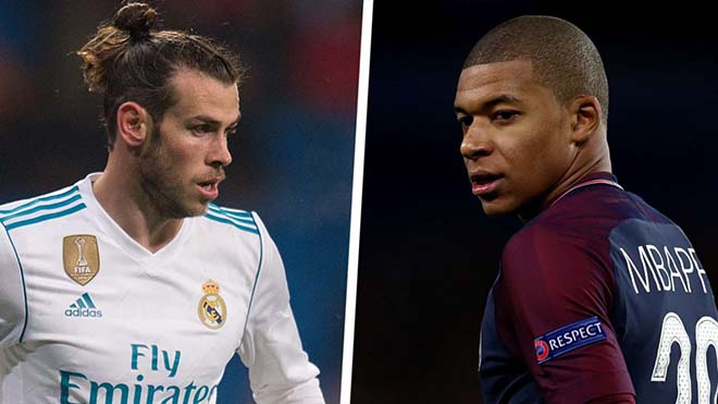 Gareth Bale chấn thương càng khiến Real Madrid thêm quyết tâm chiêu mộ Kylian Mbappe