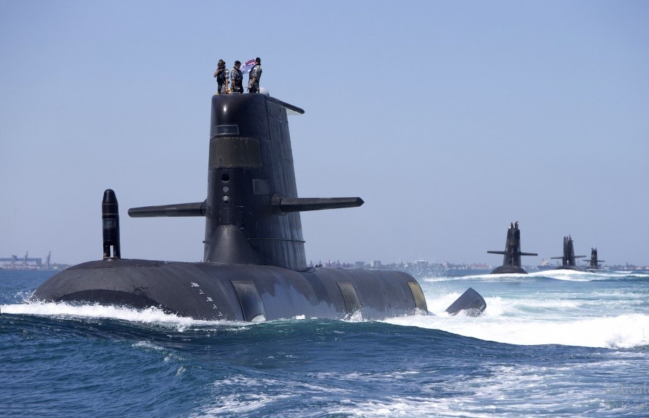Tàu ngầm lớp Collins của Úc. Ảnh: Hải quân Úc