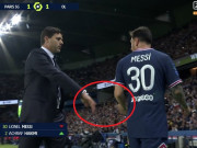 Bóng đá - Messi đối mặt hóa &quot;chân gỗ&quot;, từ chối bắt tay HLV Pochettino khi bị thay ra sân