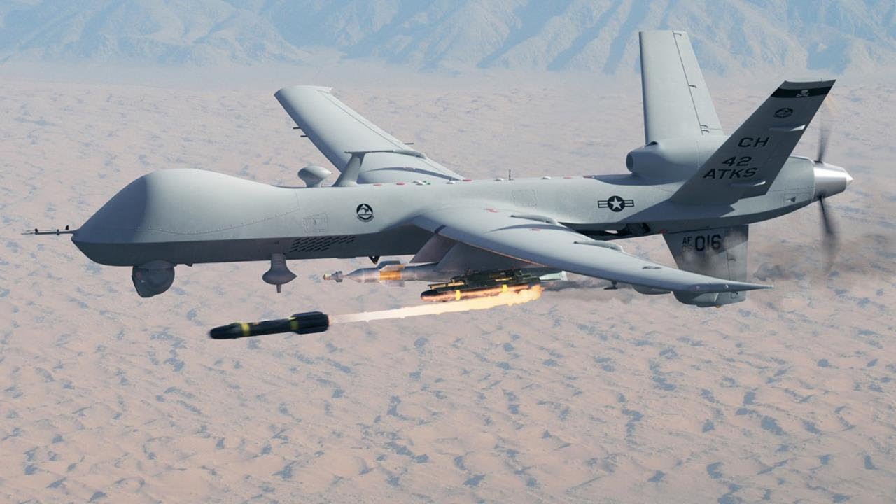 "Ác điểu" MQ-9 Reaper của Mỹ trong một lần phóng tên lửa.