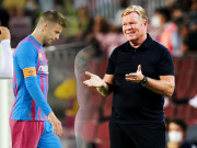 Bóng đá - HLV Koeman xếp Pique đá tiền đạo gây sốc, fan Barcelona đòi sa thải ngay lập tức