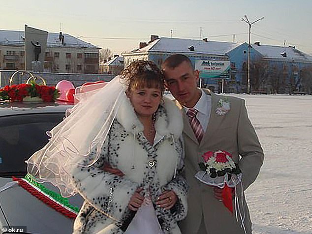 Yulia Zykova và chồng cũ.