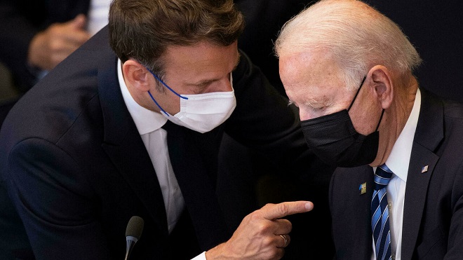 Tổng thống Mỹ Joe Biden dự kiến sẽ gặp trực tiếp người đồng cấp Pháp&nbsp;Emmanuel Macron vào cuối tháng sau.