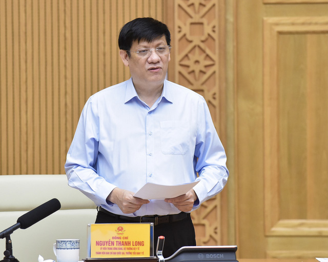 Bộ trưởng Bộ Y tế Nguyễn Thanh Long.&nbsp;Ảnh: VGP/Nhật Bắc