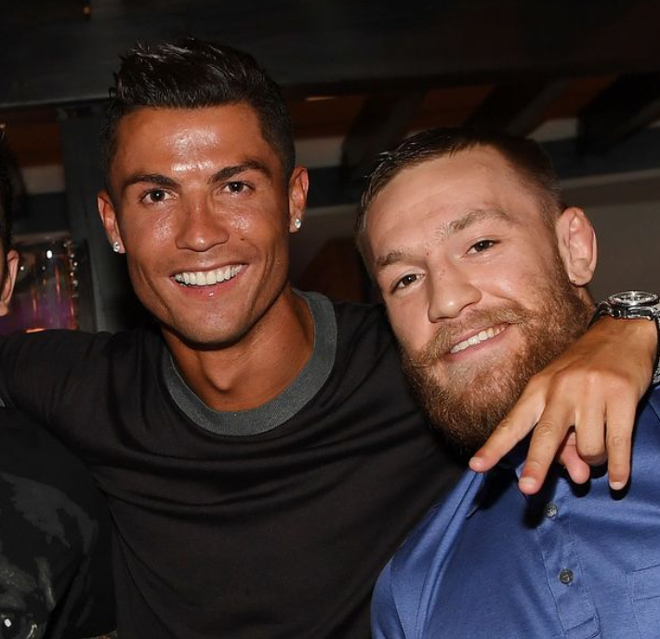 Ronaldo bất ngờ bị&nbsp;"ông em" McGregor đem mình ra để nói về chuyện&nbsp;kiếm tiền&nbsp;