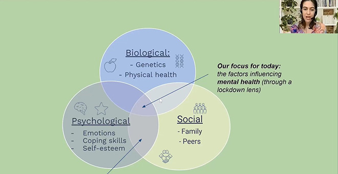 Diễn giả Emma - nhà trị liệu nghề nghiệp (occupational therapist) chuyên nghiệp tại webinars.