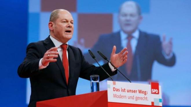 Phó Thủ tướng, Bộ trưởng Tài chính Đức Olaf Scholz. Ảnh - DW