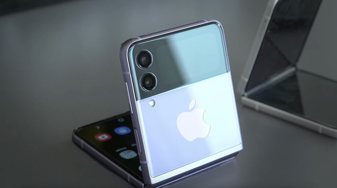 Ý tưởng iPhone Flip màn hình gập của Apple.