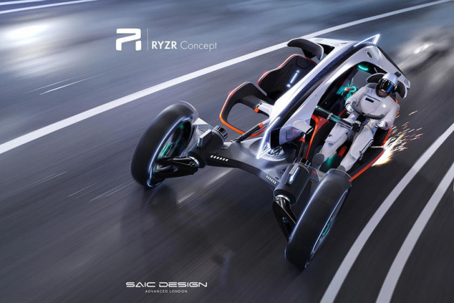 RYZR cung cấp một khả năng xử lý nhanh nhẹn và trải nghiệm buồng lái mở tích điện adrenaline. Nguồn: SAIC Design
