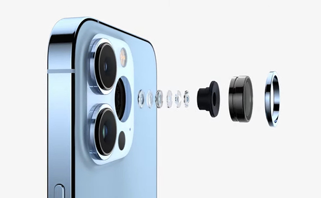 3 camera trên iPhone 13 Pro Max đều sử dụng cảm biến của Sony.