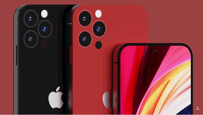 Ảnh concept iPhone 14 Pro.