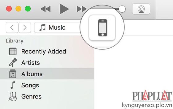 Mở iTunes và bấm tin cậy thiết bị. Ảnh: MINH HOÀNG