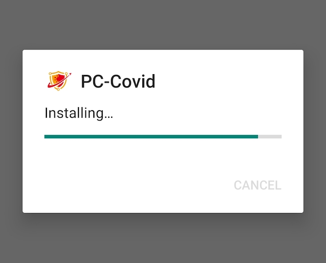 Kích hoạt tập tin PC-Covid.apk tải về được khi nãy để cài đặt. Nếu smartphone yêu cầu quyền cài đặt (do tập tin tải từ bên ngoài) thì cứ làm theo hướng dẫn.