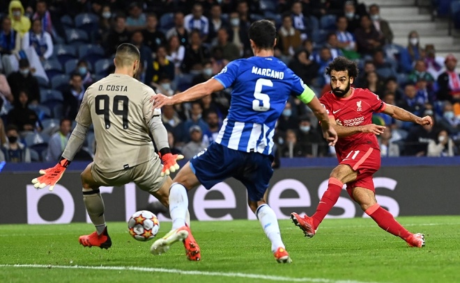 Salah lập cú đúp giúp Liverpool hạ Porto 5-1