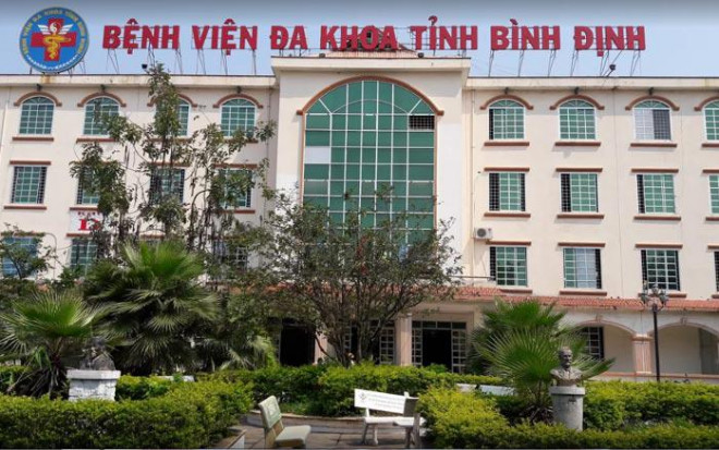 Bệnh viện Đa khoa tỉnh Bình Định, nơi nữ điều dưỡng L.T.N.H mắc Covid-19 đang làm việc