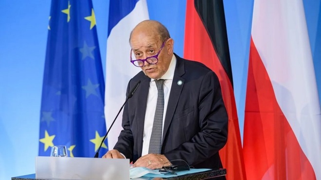 Ngoại trưởng&nbsp;Jean-Yves Le Drian nói căng thẳng Mỹ-Pháp chưa hề kết thúc.