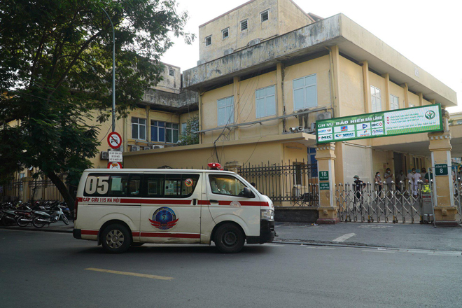 Bệnh viện Hữu Nghị Việt Đức ghi nhận ca dương tính với SARS-CoV-2.