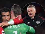 Bóng đá - Solskjaer tâng bốc Ronaldo, thừa nhận MU thắng nhờ De Gea &quot;hay nhất thế giới&quot;