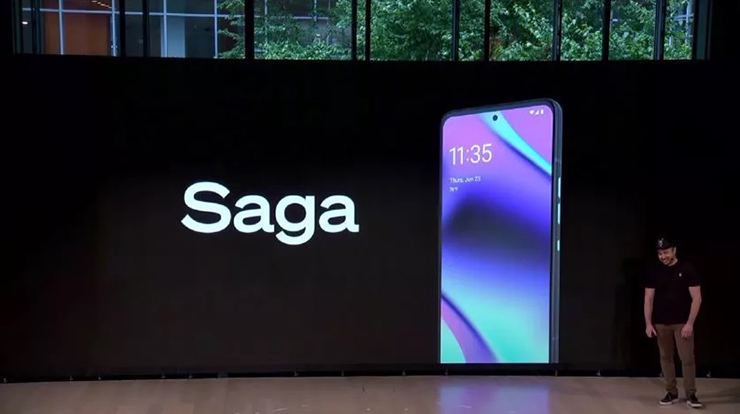 Smartphone Blockchain Saga sẽ ra mắt vào năm 2023.