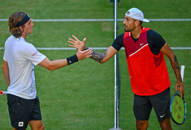 Tsitsipas gặp lại Kyrgios, người gần nhất đánh bại mình tại Halle Open