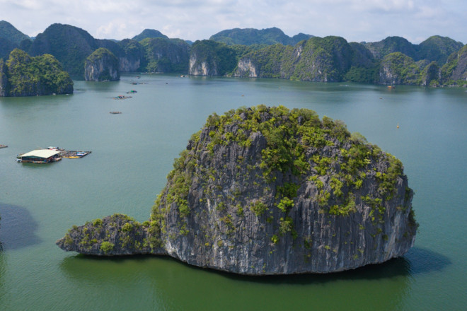 Hòn Rùa nhìn từ trên cao