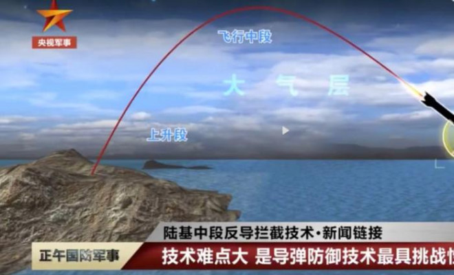 Ảnh minh họa việc Trung Quốc thử nghiệm hệ thống đánh chặn tên lửa. Ảnh - Weibo