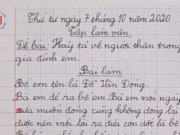 Giáo dục - du học - Chết cười với bài văn tả người thân của bé lớp 4: &quot;Bà kể ngày xưa KHÔNG ĐÓNG LẠI ĐƯỢC nên mới TÒI ra đứa con dốt là bố em&quot;
