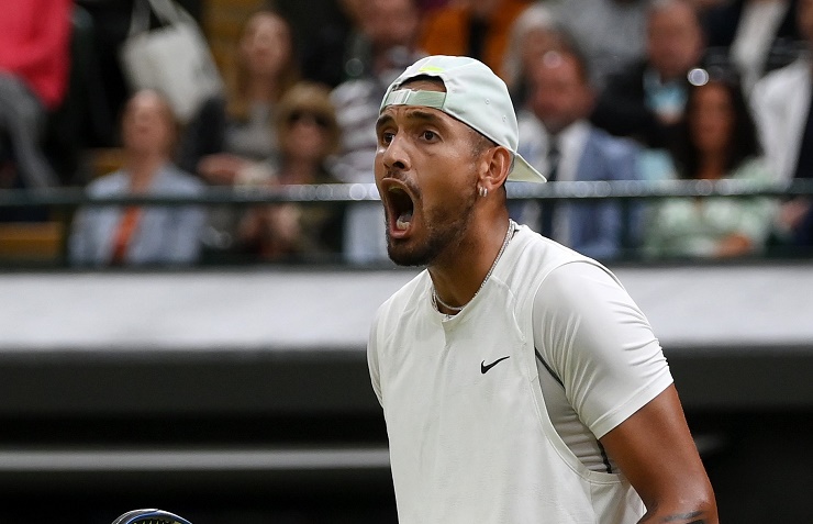 Kyrgios đang thể hiện phong độ ấn tượng tại WImbledon 2022