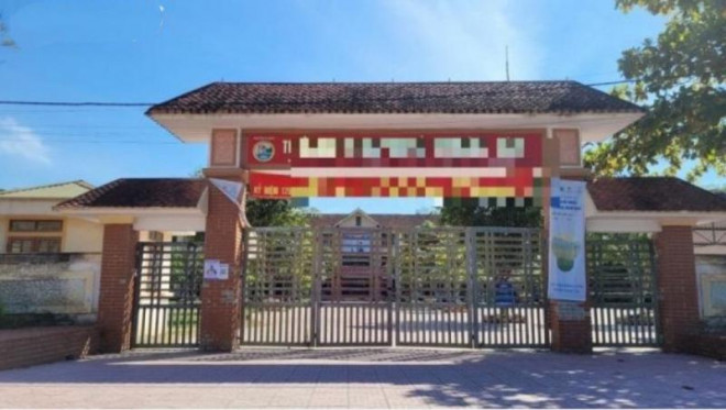 Ngôi trường cấp 2 nơi&nbsp;Lê Dũng Cường từng giảng dạy.