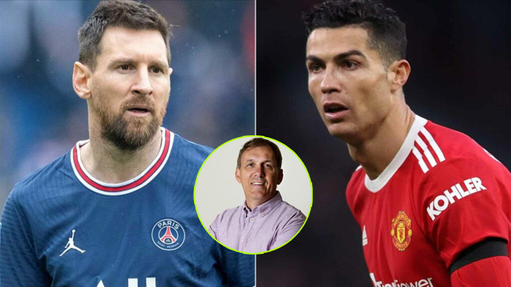 Theo cựu sao Chelsea Tony Cascarino (ảnh nhỏ), Ronaldo muốn chia tay "Quỷ đỏ" vì nỗi sợ bị Messi qua mặt về kỷ lục săn bàn ở Champions League