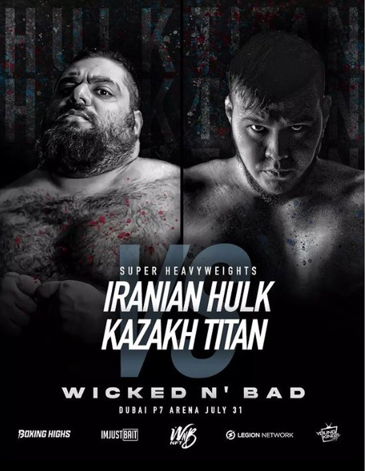 "Hulk Iran" và "Titan Kazakhstan" sẽ so găng vào cuối tháng này ở nhà thi đấu Dubai P7 Arena