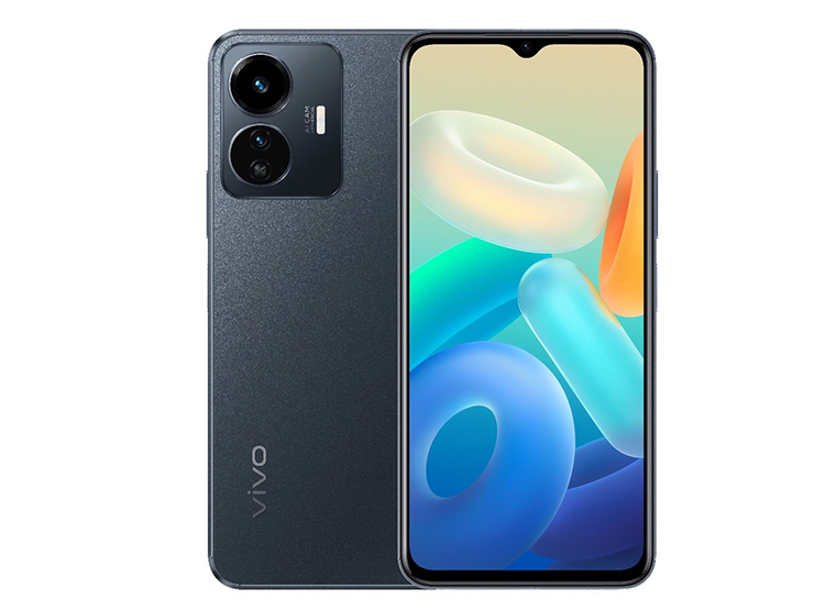 Vivo Y77 5G màu đen.