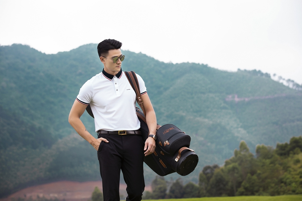 &#34;Nam thần&#34; Vĩnh Thụy chuộng thời trang chơi golf bảnh bao - 9