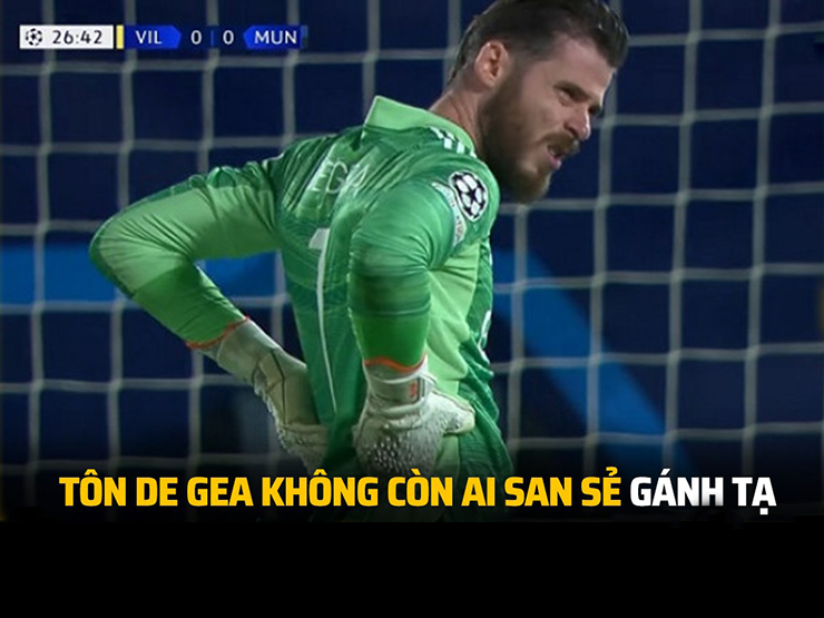 Ảnh chế: Ronaldo muốn rời MU, De Gea bắt đầu thấy ”còng lưng”