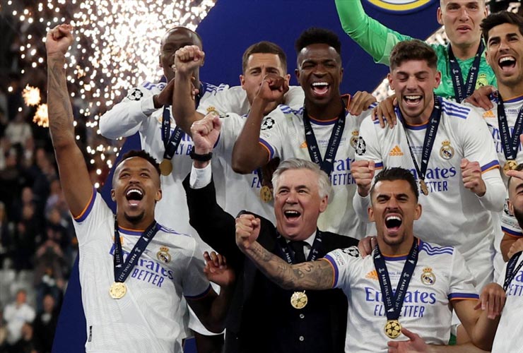 HLV Ancelotti giúp Real giành Champions League 2021/22