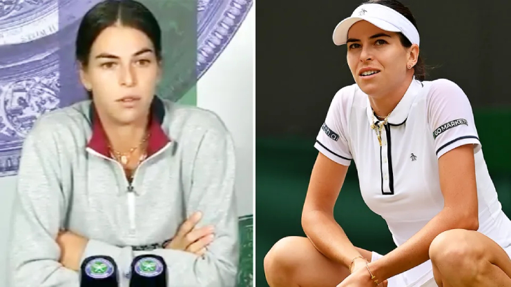 Tomljanovic như bị nhà báo chất vấn vì có liên quan tới Kyrgios