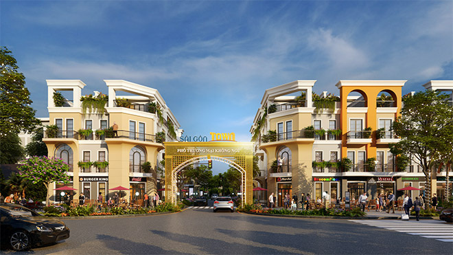 Hình 3D dự án Sài Gòn Town. Dự án vừa chính thức công bố ra thị trường ngày 6/7/2022