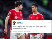 Bóng đá - MU có biến: Maguire &quot;thích&quot; bài viết bóc mẽ Ronaldo, triệu fan đòi đuổi cổ