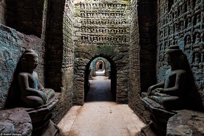 Đền Mrauk-U với nhiều nét kiến trúc ấn tượng.