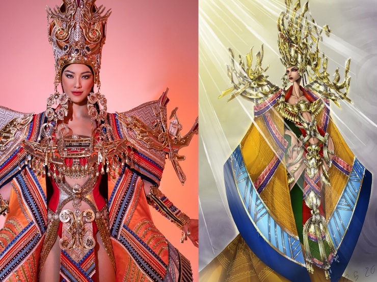 Hé lộ Trang phục dân tộc Kim Duyên mang tới Miss Supranational 2022