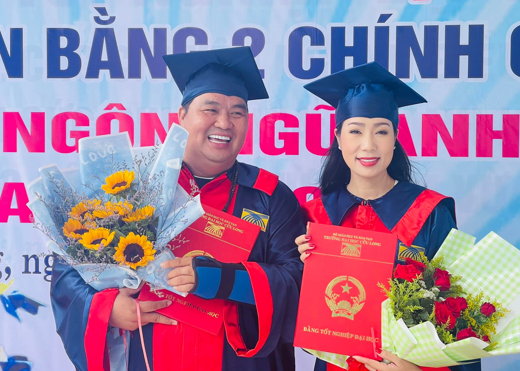 Trịnh Kim Chi và Hoàng Mập trở thành "đôi bạn cùng tiến" sau khi hoàn thành 2 năm học