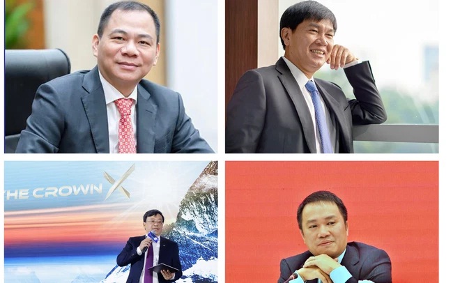 Tài sản của tỷ phú Phạm Nhật Vượng, Trần Đình Long, Hồ Hùng Anh và Nguyễn Đăng Quang giảm mạnh trong hơn 6 tháng đầu năm