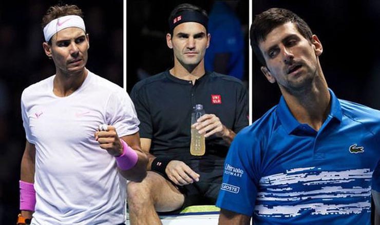 Đã có thể loại Federer ra khỏi cuộc đua Grand Slam giữa Nadal và Djokovic