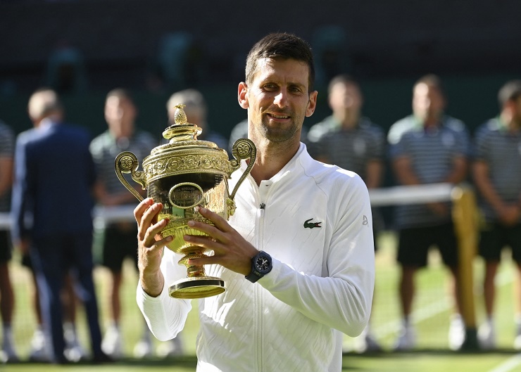 Djokovic vừa vô địch Wimbledon