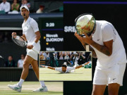 Thể thao - Djokovic trượt cỏ ăn mừng danh hiệu Wimbledon, &quot;trai hư&quot; Kyrgios chỉ biết ôm đầu