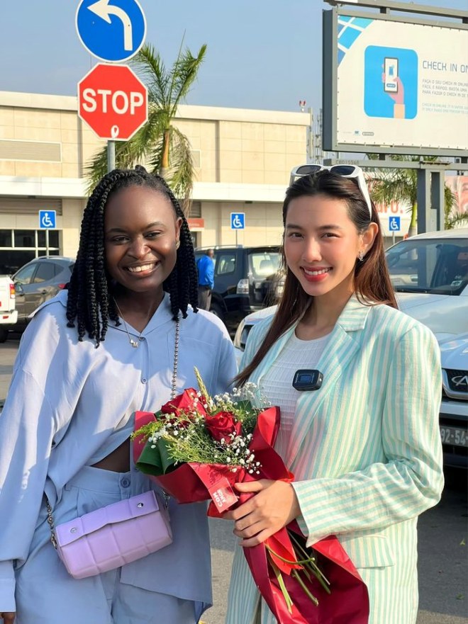 Thùy Tiên đã có mặt tại Angola&nbsp;