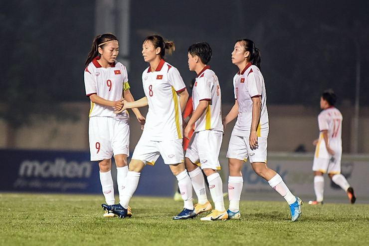 ĐT nữ Việt Nam dễ dàng đánh bại ĐT nữ Timor Leste 6-0.