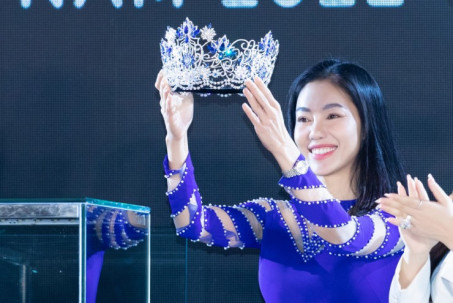 Công bố vương miện bạc tỷ đoá sen đại dương cho tân Miss World Vietnam 2022